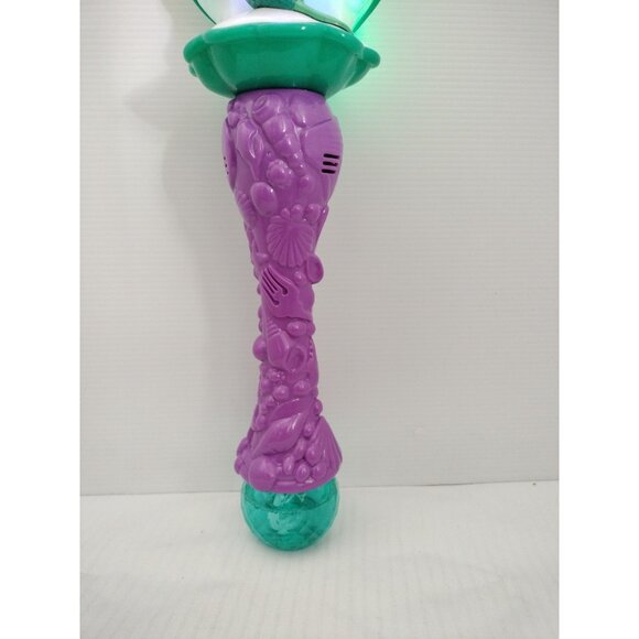 Vintage Disney Little Mermaid Bubble Blower Wand  Light Up Musical Ariel 1988 - Picture 8 of 9